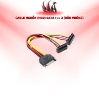 Cáp Nguồn SATA 1 Ra 2 Đầu Vuông Chia Nguồn HDD SSD | HOCO STORE PC