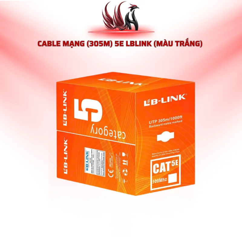 Cáp Mạng LBLINK CAT5E 305M Màu Trắng | HOCO STORE PC