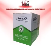 Cáp Mạng AMPLX 0830 CAT5E 305M Màu Trắng | HOCO STORE PC 