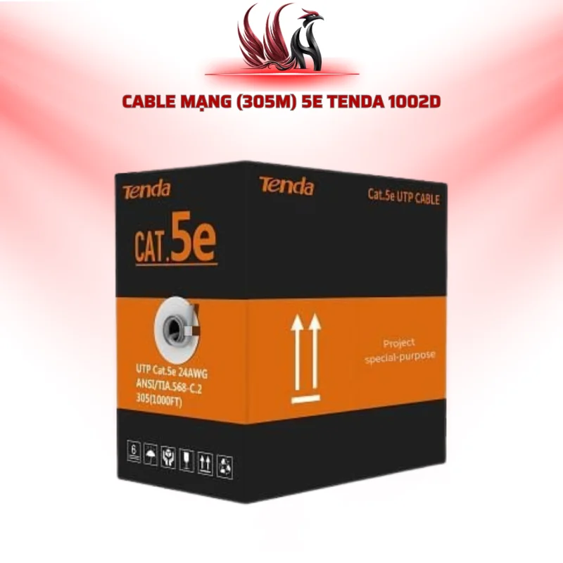 Cáp Mạng TENDA 1002D CAT5E 305M | HOCO STORE PC