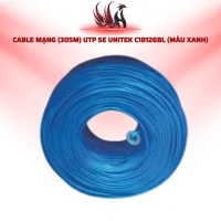 Cáp Mạng UNITEK C18126BL CAT5E UTP 305M Màu Xanh | HOCO STORE PC
