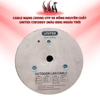 Cáp Mạng UNITEK C18138GY CAT5E UTP Lõi Đồng Nguyên Chất 305M Ngoài Trời | HOCO STORE PC
