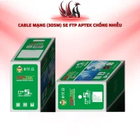 Cáp Mạng APTEK CAT5E FTP Chống Nhiễu 305M Chính Hãng Cho Camera Và Mạng LAN | HOCO STORE PC