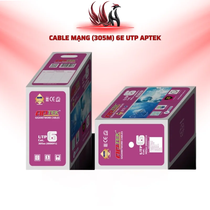 Cáp Mạng APTEK CAT6 UTP 305M Chính Hãng Cho Mạng LAN Và Camera IP | HOCO STORE PC