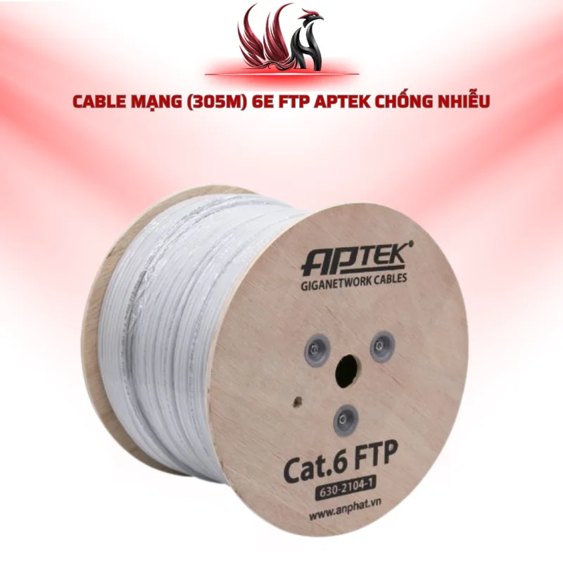 Cáp Mạng APTEK CAT6 FTP Chống Nhiễu 305M Chính Hãng Cho Camera IP Và Mạng LAN | HOCO STORE PC