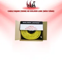 Cáp Mạng GOLDEN LINK CAT6 100M Màu Vàng Chính Hãng Cho LAN Và Camera IP | HOCO STORE PC