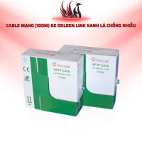 Cáp Mạng GOLDEN LINK CAT6 FTP 100M Xanh Lá Chống Nhiễu Chính Hãng Cho LAN Và Camera IP | HOCO STORE PC
