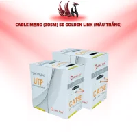 Cáp Mạng GOLDEN LINK CAT5E UTP 305M Màu Trắng Chính Hãng Cho LAN Và Camera IP | HOCO STORE PC