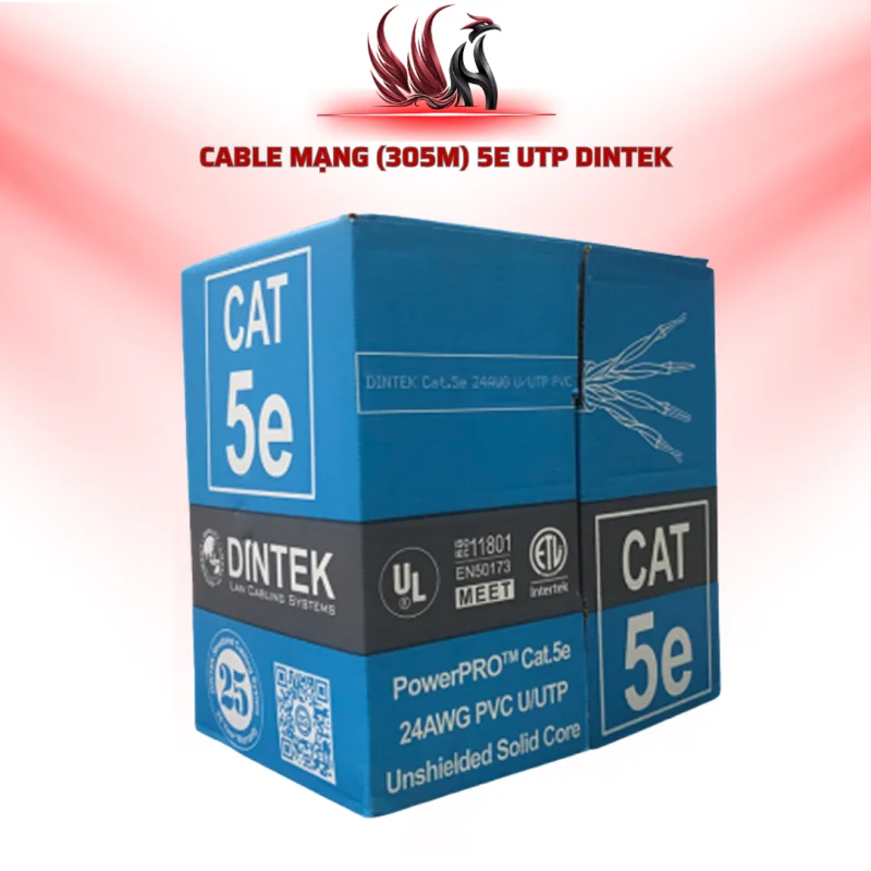 Cáp Mạng DINTEK CAT5E UTP 305M Chính Hãng Cho LAN Và Camera IP | HOCO STORE PC