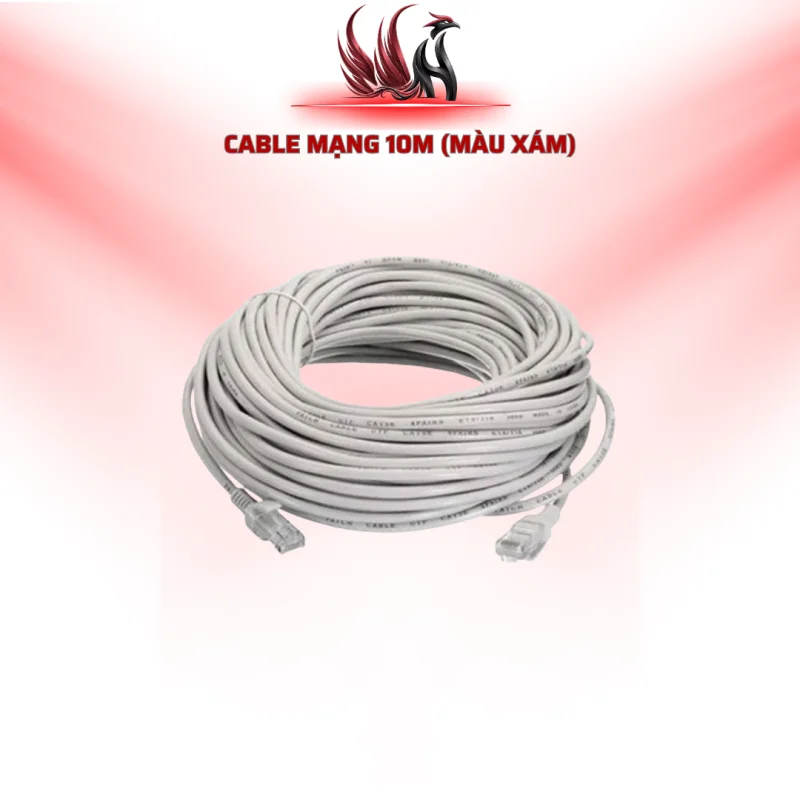 Cáp Mạng RJ45 10M Màu Xám Chính Hãng Cho Máy Tính, Router, Camera IP | HOCO STORE PC