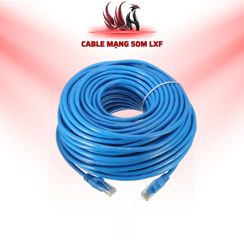 Cáp Mạng LXF 50M Chính Hãng RJ45 Cho Máy Tính, Router, Camera IP | HOCO STORE PC