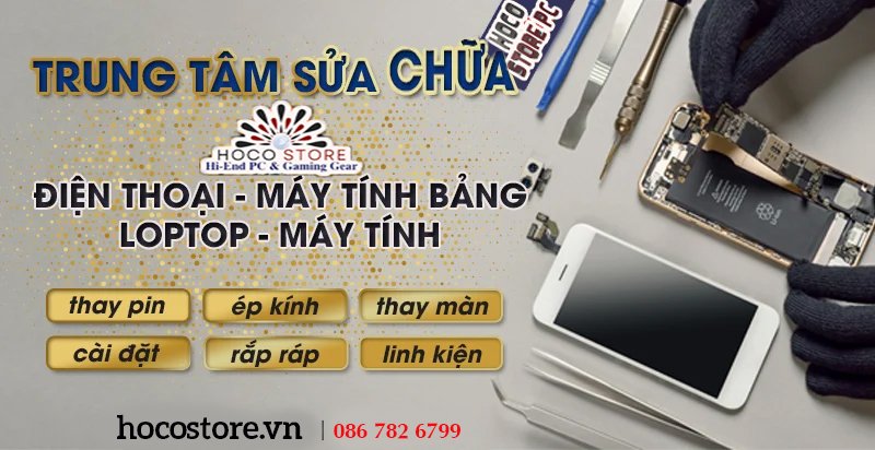 Bảng Giá Dịch Vụ Sửa Chữa iPhone Tại Hoco Store PC