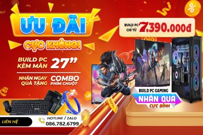 Quà Tặng Phím Chuột Cao Cấp Khi Lắp Đặt PC Từ 7 Triệu