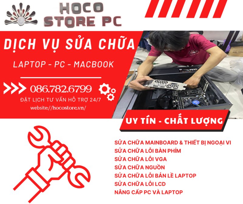 Dịch vụ sửa máy tính và nâng cấp tận nơi