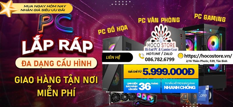 Cần tìm đơn vị lắp ráp máy tính văn phòng gaming đồ họa