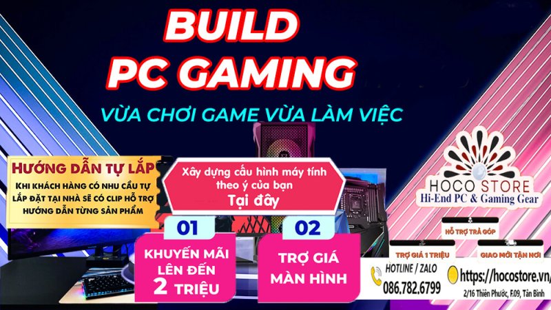 Lắp Ráp Máy Tính Quận Tân Bình theo yêu cầu giao tận nơi