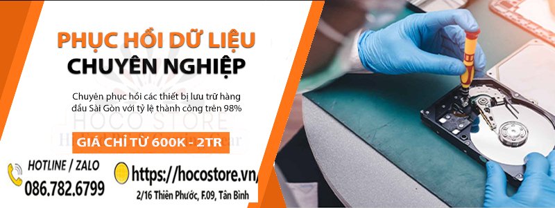 Dịch vụ Khôi Phục Dữ Liệu trong ổ cứng quận Tân Bình