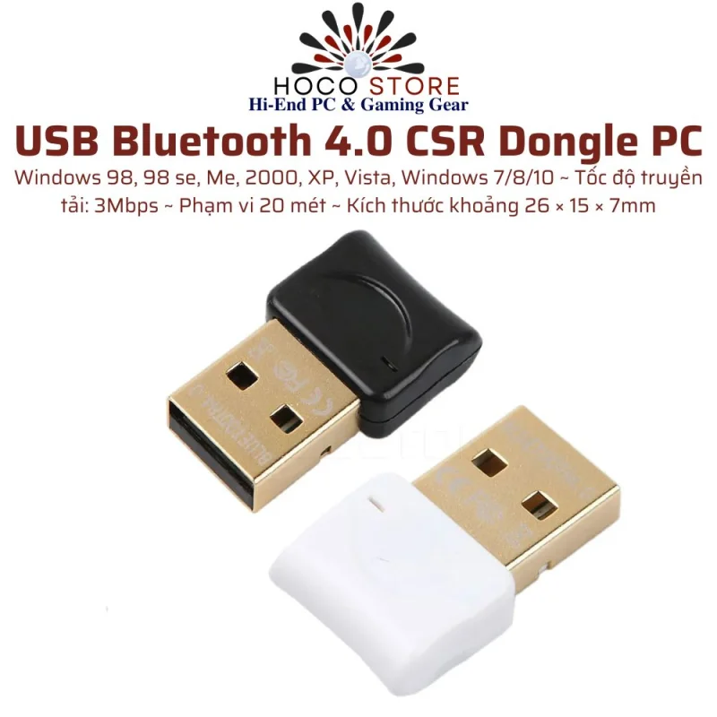 USB Bluetooth CSR 4.0 Máy Tính Dongle
