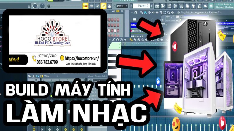 Build PC cấu hình sản xuất âm nhạc và thu âm tại Sài Gòn
