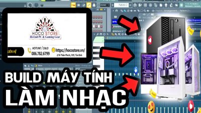 Build PC cấu hình sản xuất âm nhạc và thu âm tại Sài Gòn