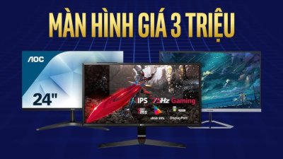 Màn hình gaming 27 inch giá 3 triệu đồng