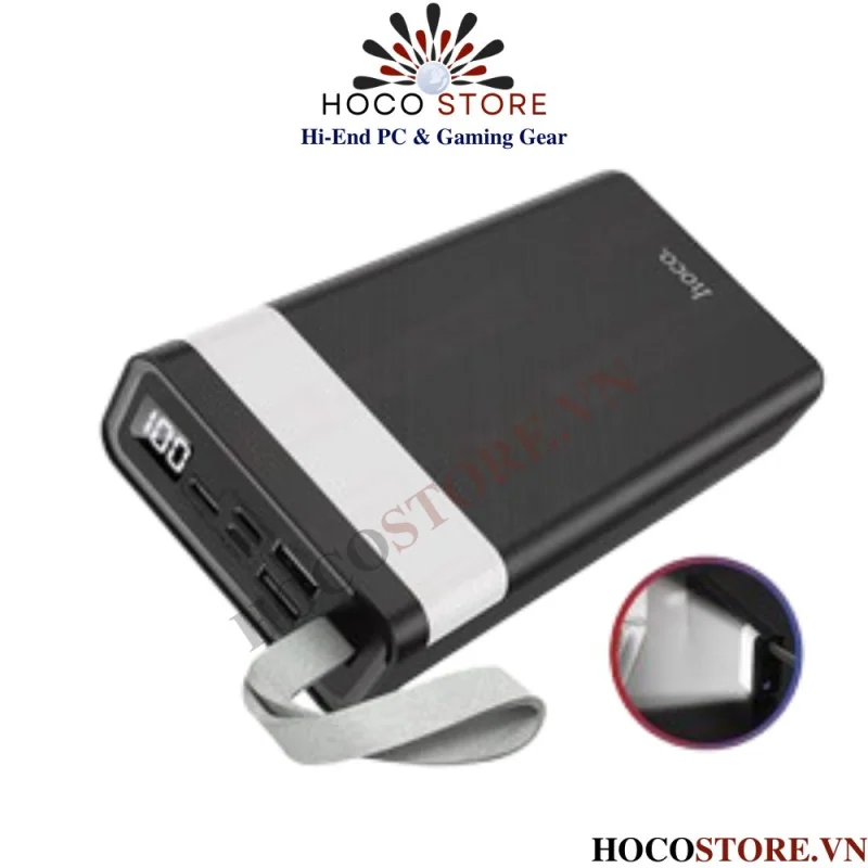 Pin Sạc dự phòng J73 Hoco 30.000mAh Có Đèn Pin l Hoco Store PC