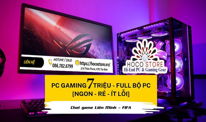 Máy Tính Bàn Nguyên Bộ dưới 7 triệu dành cho học sinh