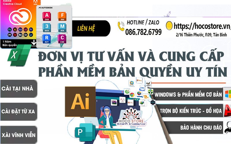 Dịch Vụ Cài Đặt Phần Mềm Bản Quyền Phần Mềm Học Tập
