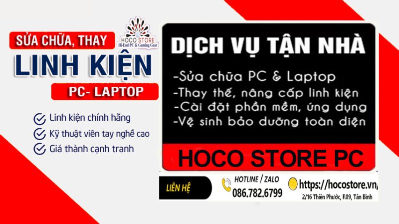 Dịch Vụ Vệ Sinh nâng cấp Thay Linh Kiện Máy Tính Chuyên Nghiệp
